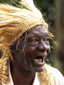 Late Hodi Mame - A Traditional Dancer from Mbaga in Southern Pare Mountains. He was  the leader of Tona Lodge Cultural Troupe, and for over a decade  he had become a tourist attraction by himself in Mbaga, Manka Village